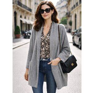 NWT Vince Open Shawl Lapel Cardigan-Cozy Oversized Sweater